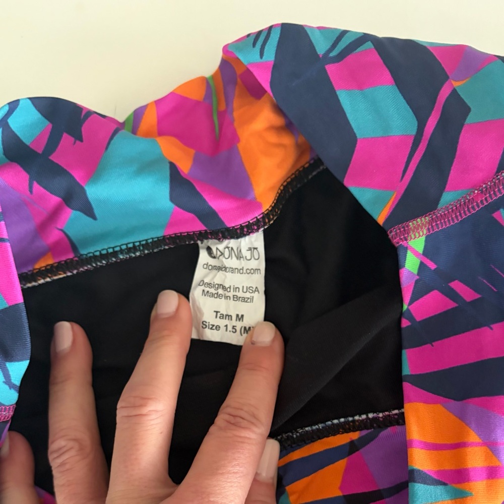 Colorful Leaf Print Women's Skort - Picture 4 of 4